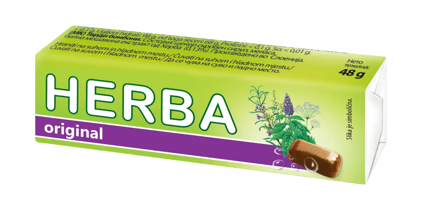 Šumi ŠUMI HERBA TRDI BONBON ORIGINAL 48g